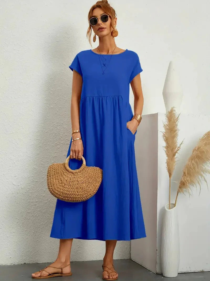 Greta™ | Elegant linnedragt