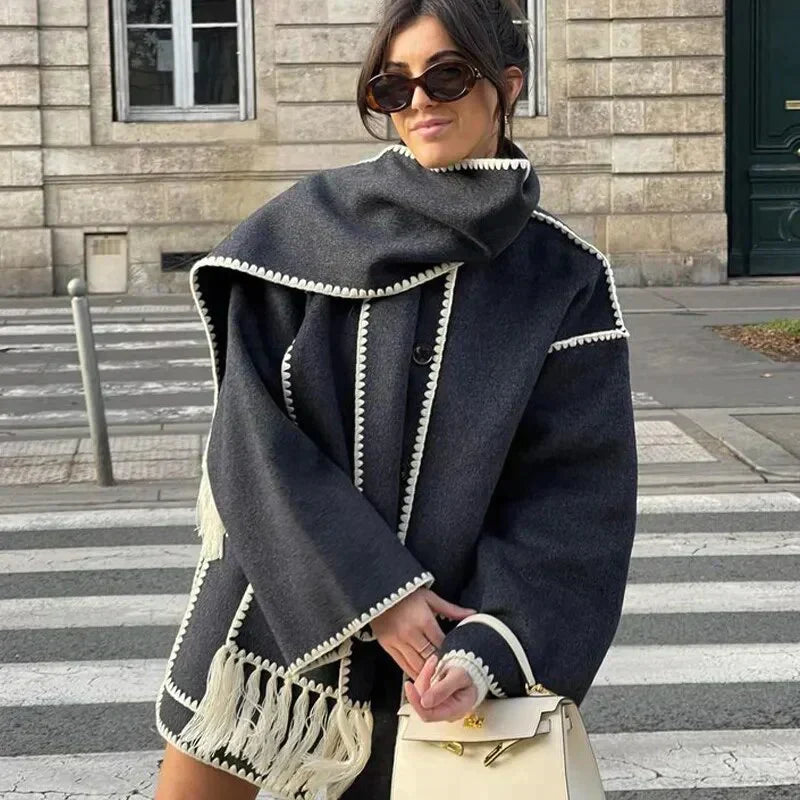 Andrea Mode™ | Tidløs Chic Frakke