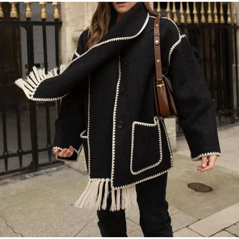 Andrea Mode™ | Tidløs Chic Frakke
