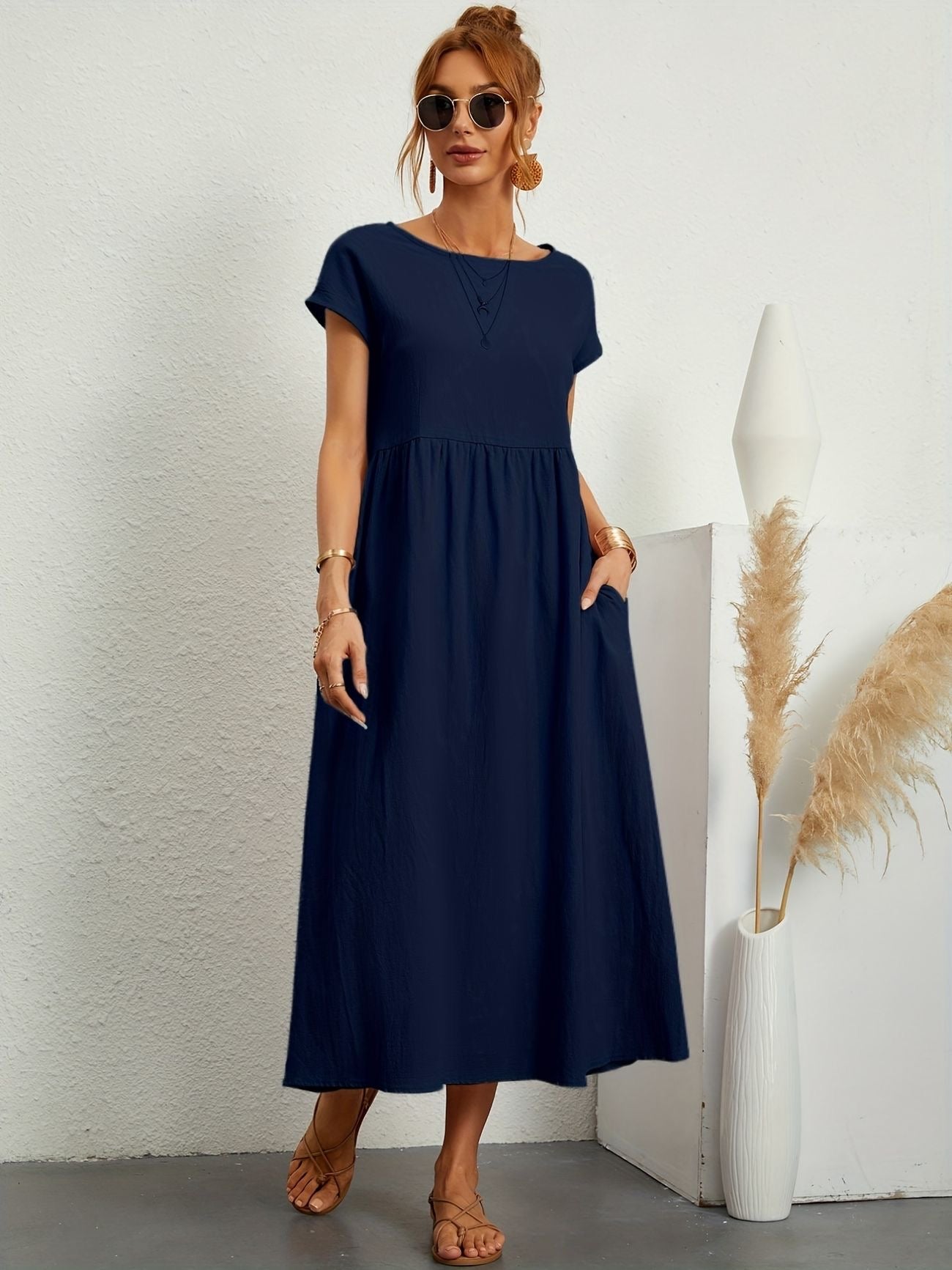 Greta™ | Elegant linnedragt