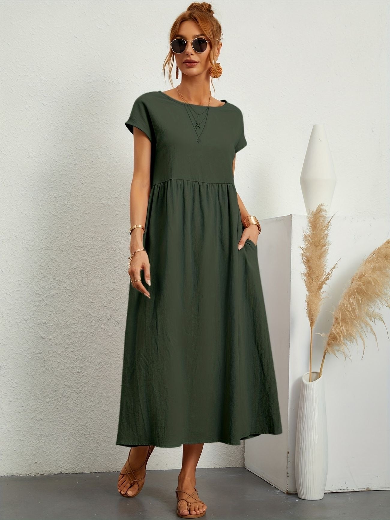 Greta™ | Elegant linnedragt