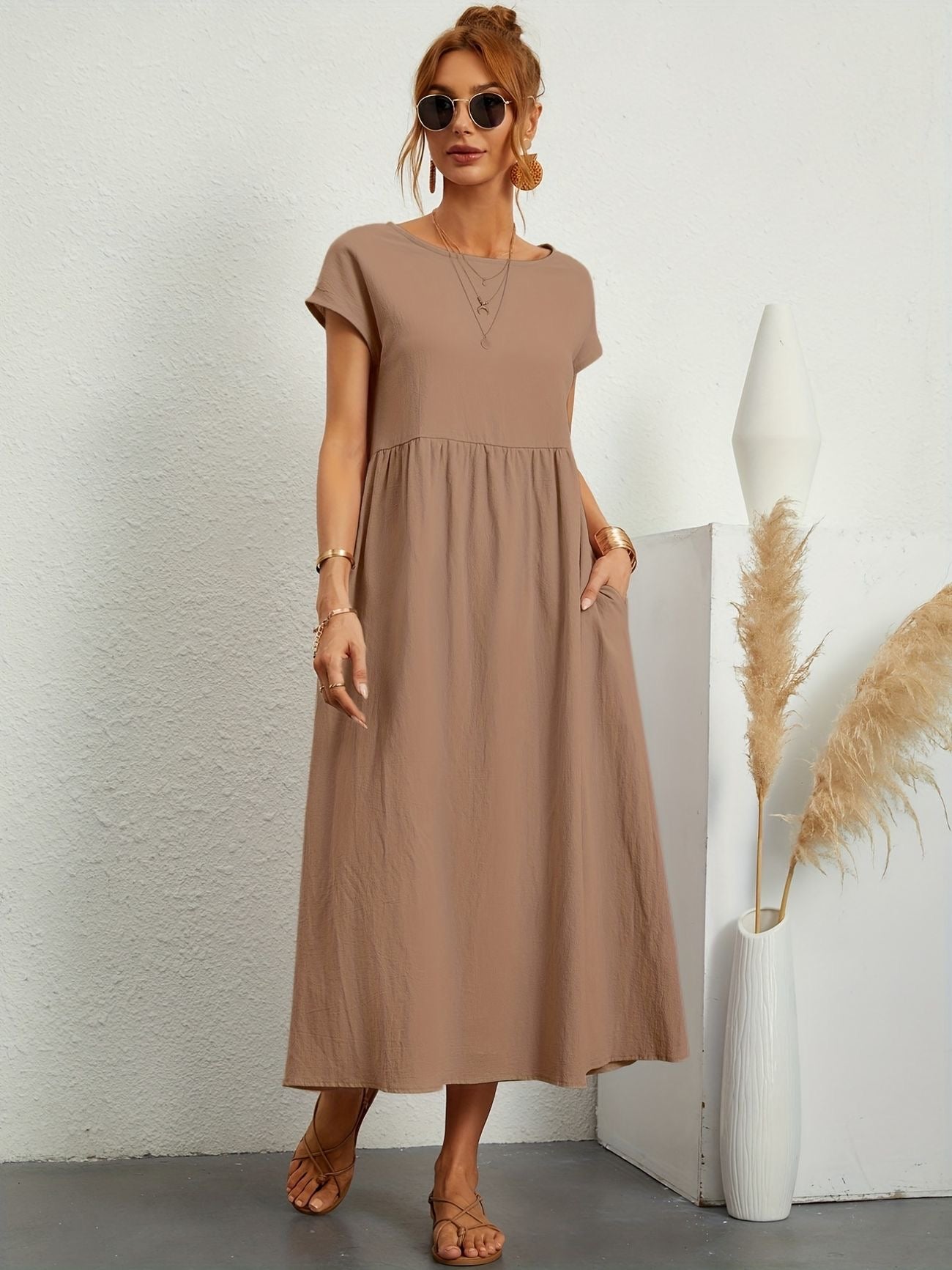 Greta™ | Elegant linnedragt