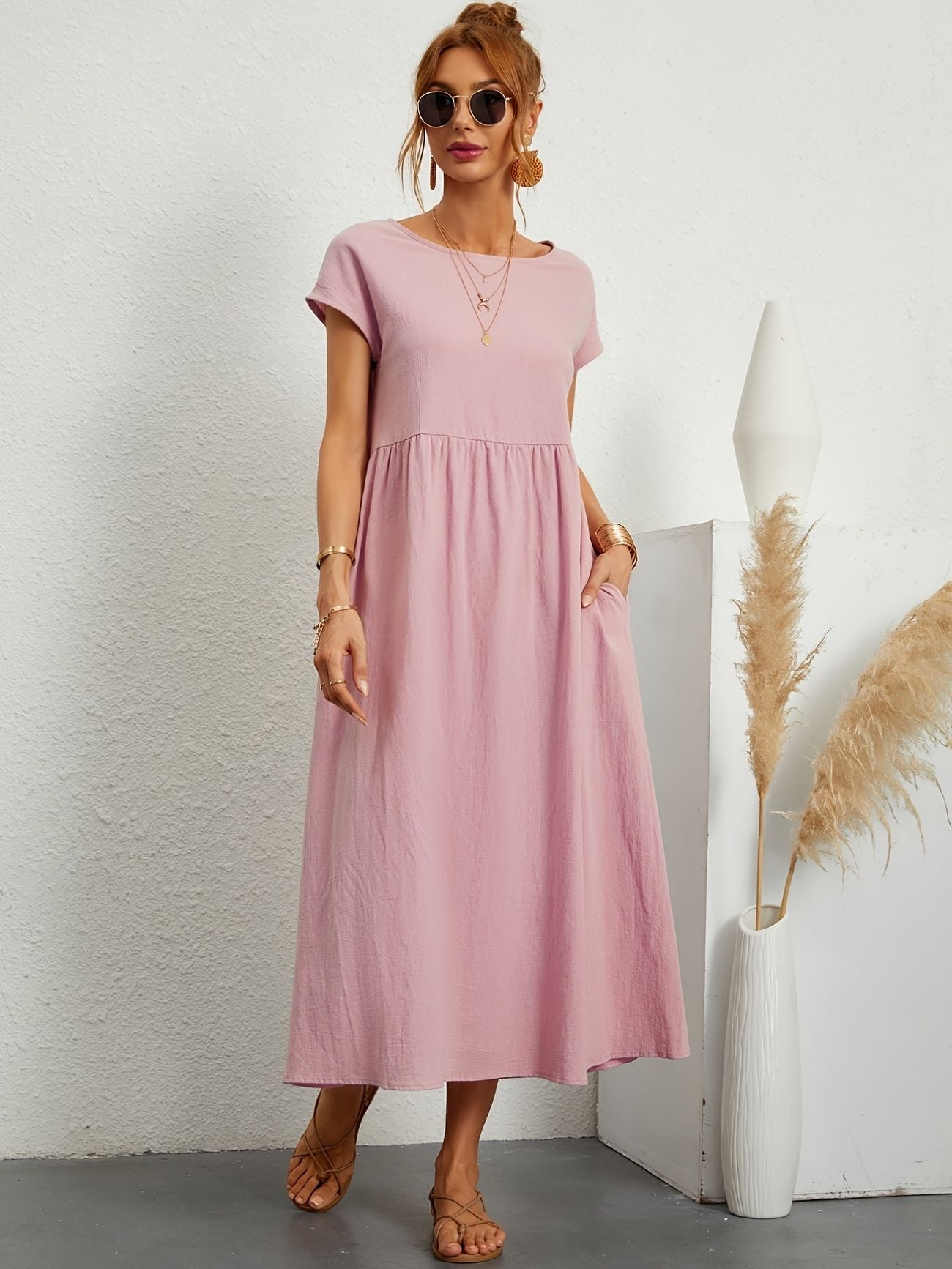 Greta™ | Elegant linnedragt