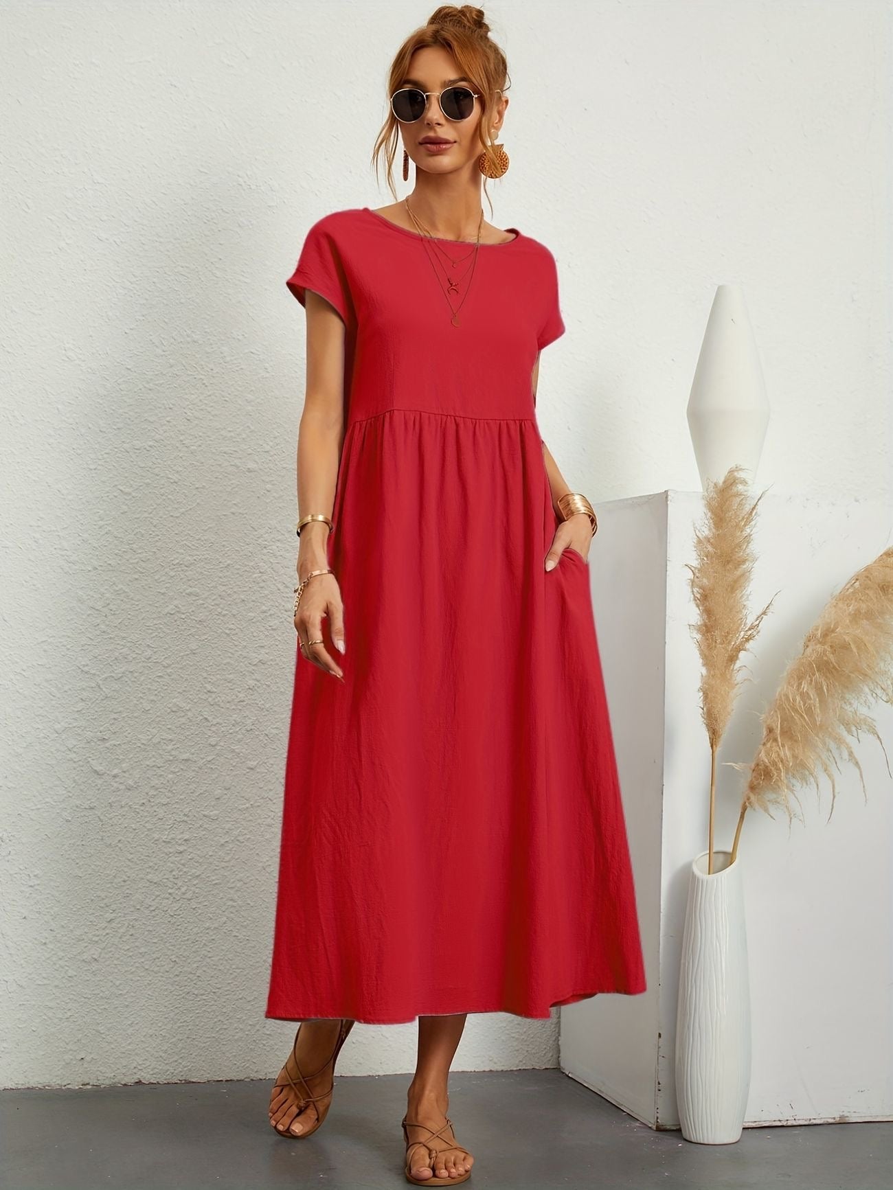 Greta™ | Elegant linnedragt